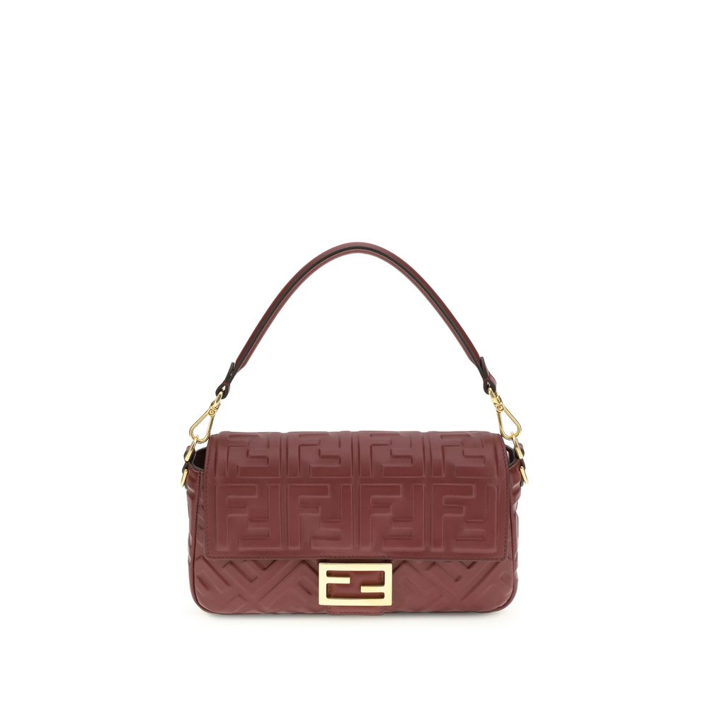 Fendi Borsa In Pelle Bordeaux