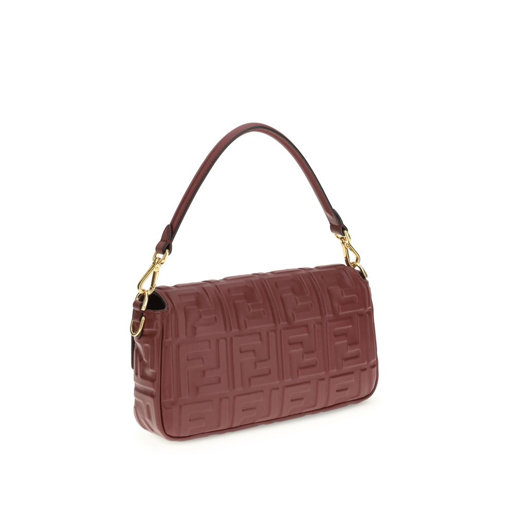 Fendi Borsa In Pelle Bordeaux
