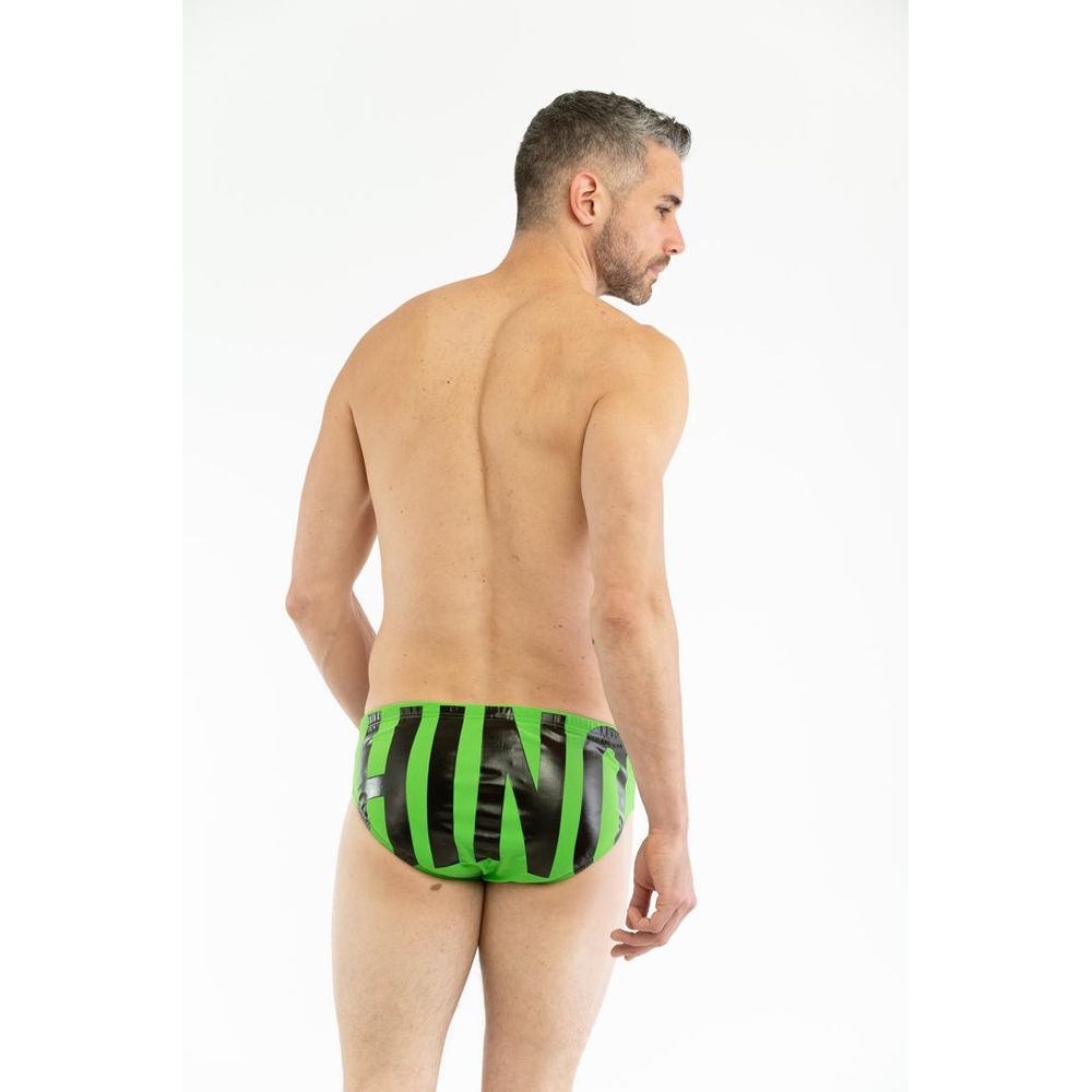 Moschino Bicolor Polyamide Swim Briefs