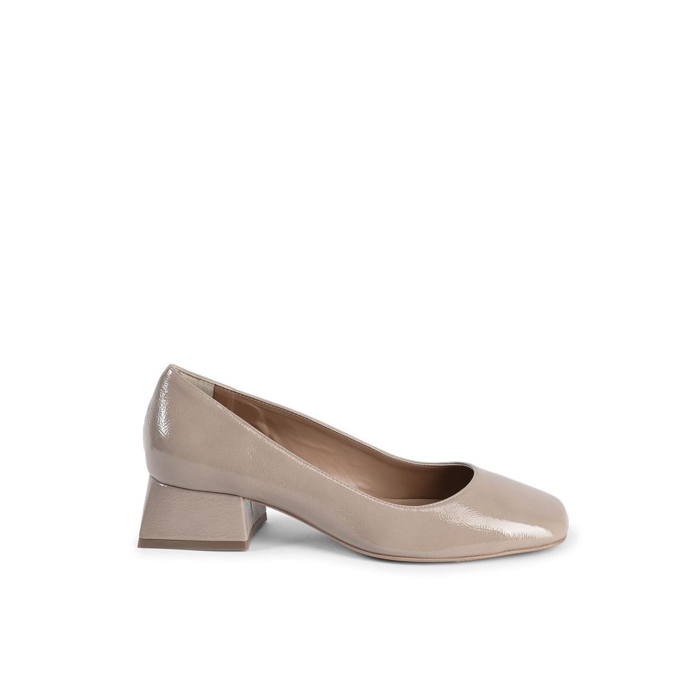 19V69 Italia Beige Leder Ballerinas
