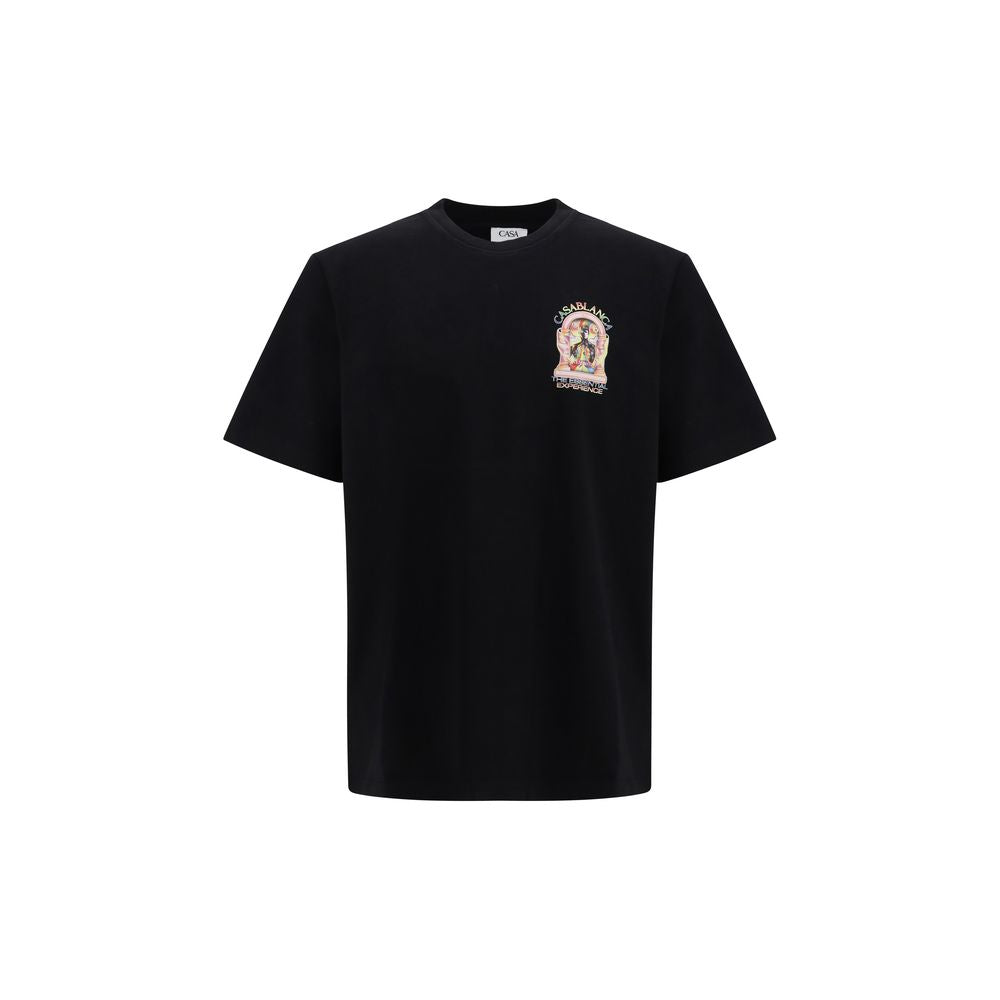 Casablanca Black Cotton T-Shirt