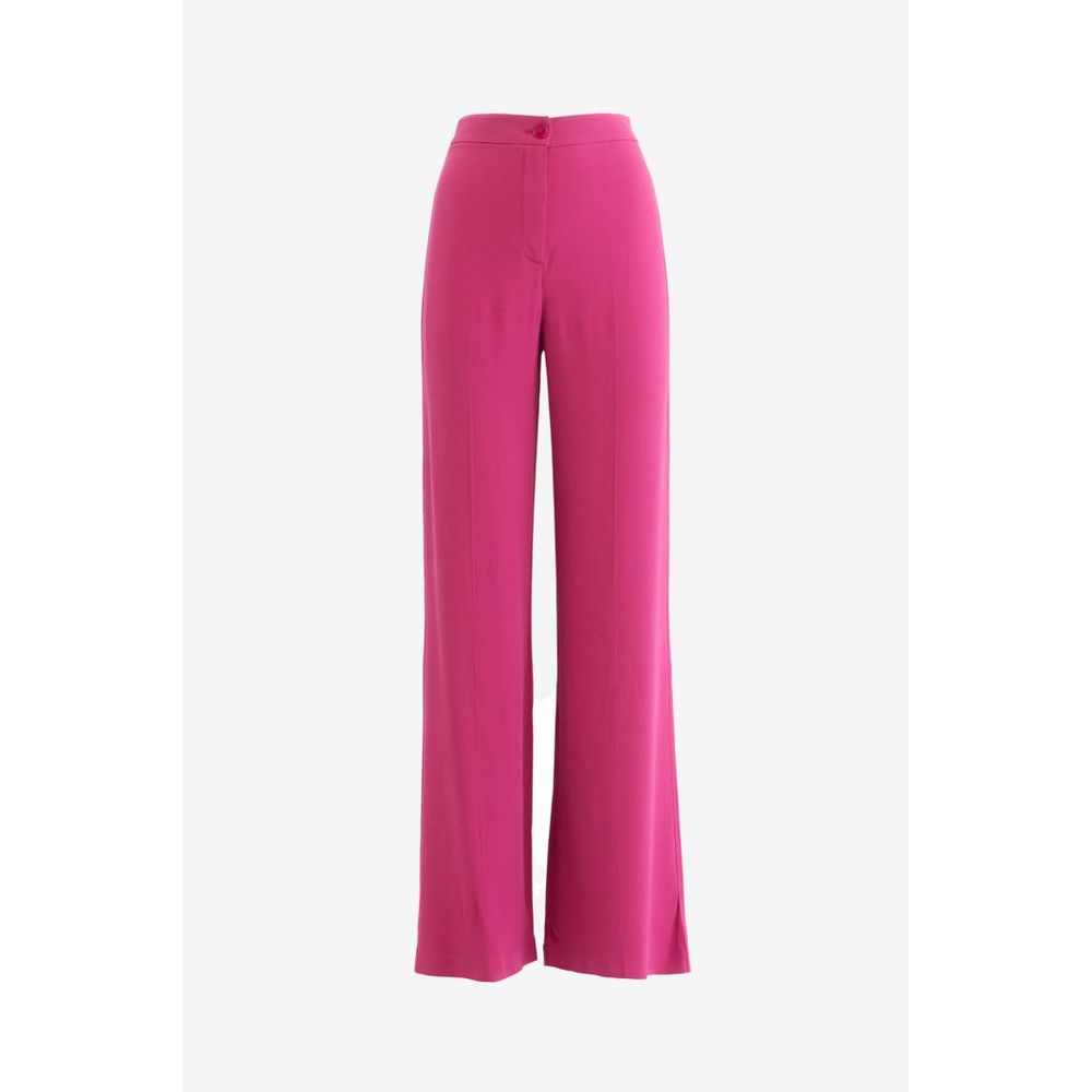 Patrizia Pepe Fuchsia Viscose Casual Pants