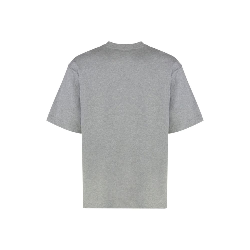 Off-White Gray Cotton T-Shirt