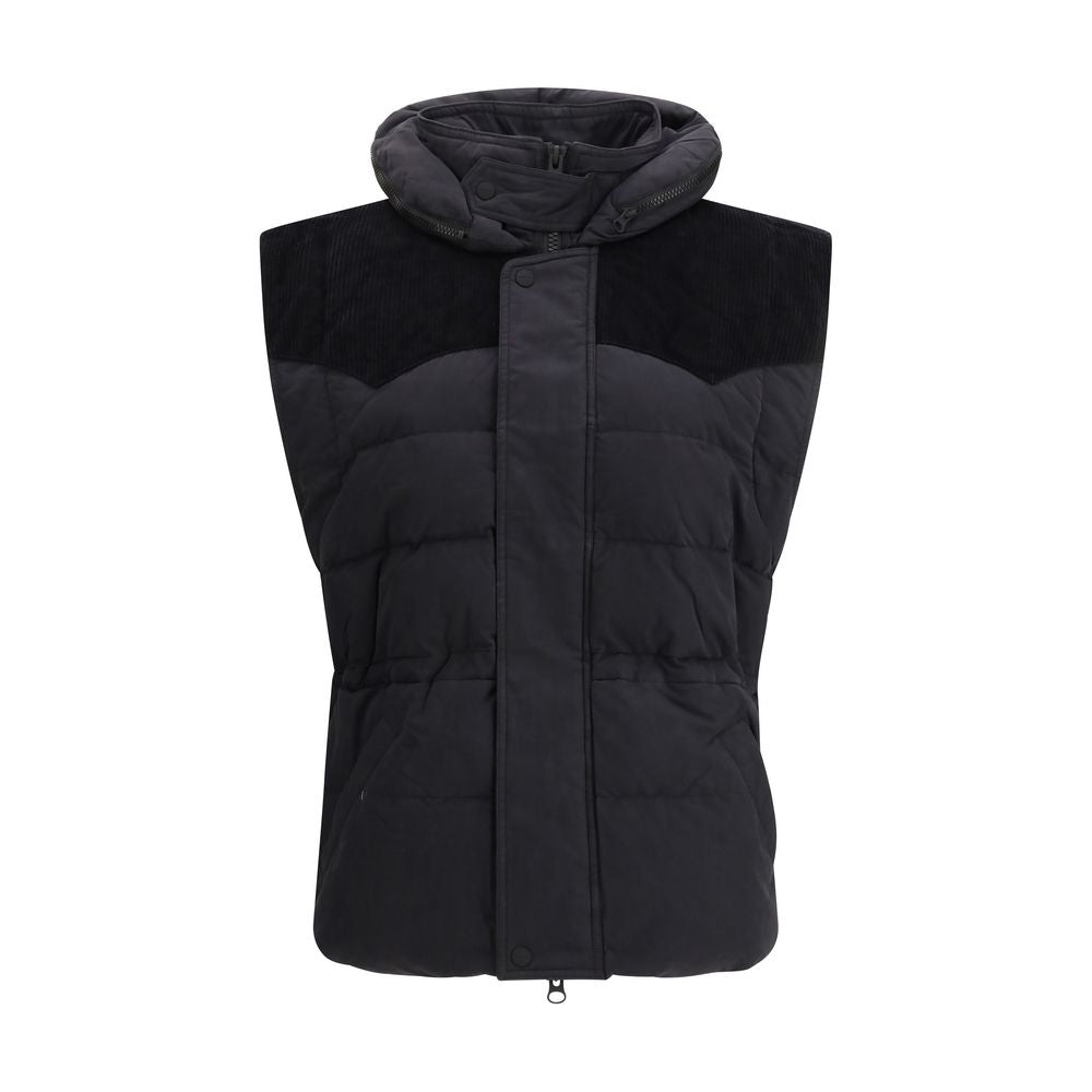 Marant Etoile Black Polyamide Sleeveless Jacket