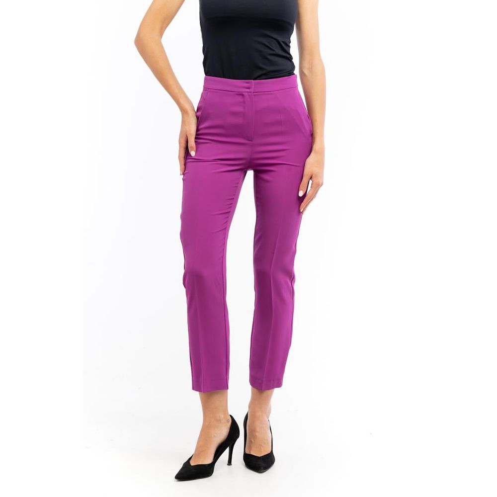 Patrizia Pepe Purple Polyester Pants