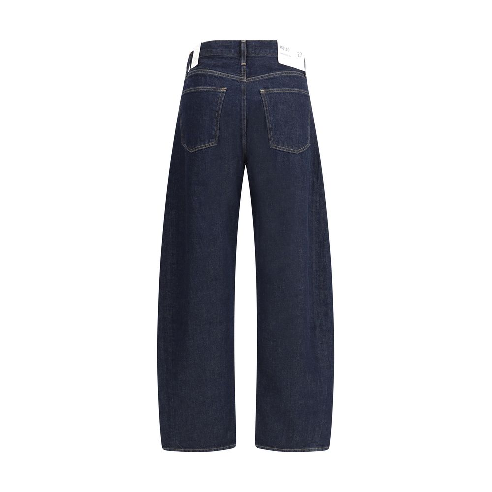 Agolde Blue Recycled Cotton High-Waisted Jean