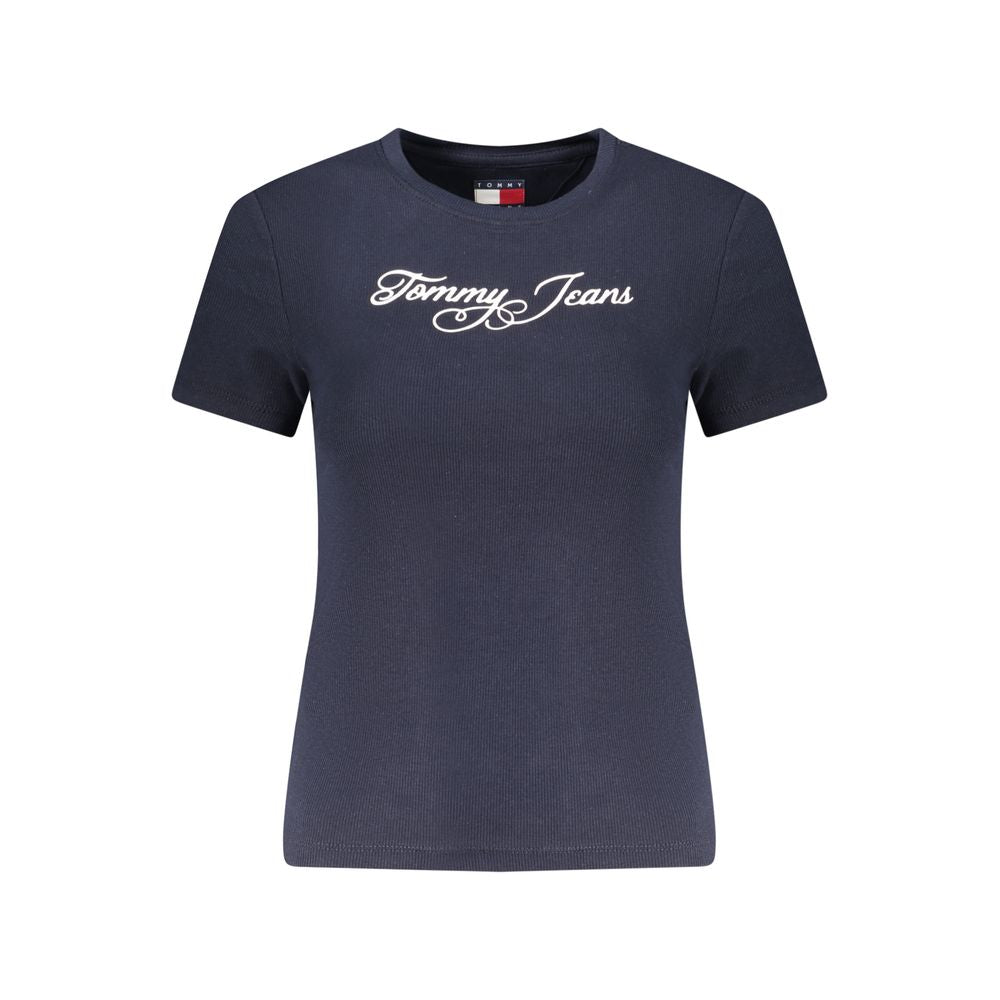 Tommy Hilfiger Blue Cotton Women's T-Shirt