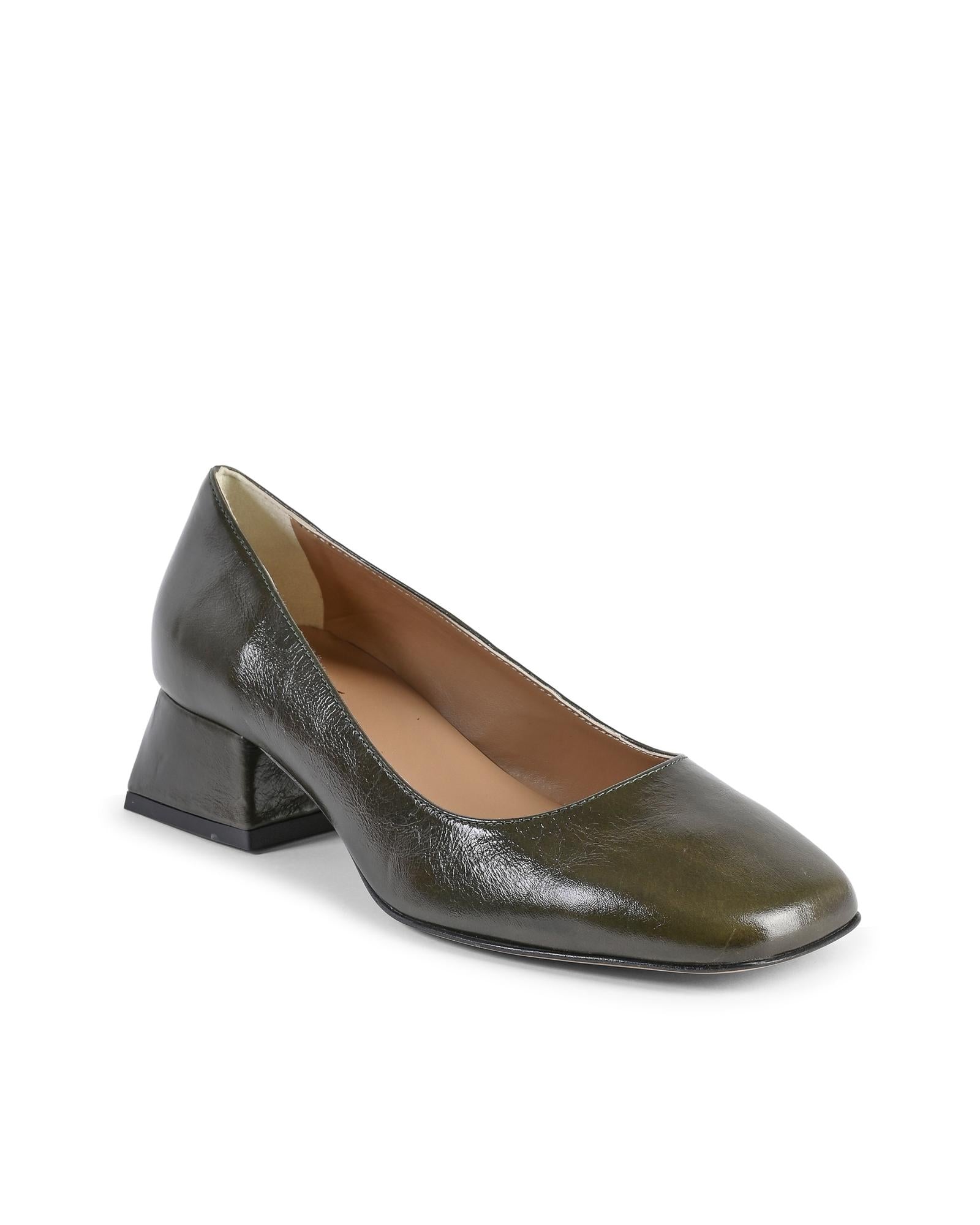 19V69 Italia Bicolor-Ballerinas aus Leder