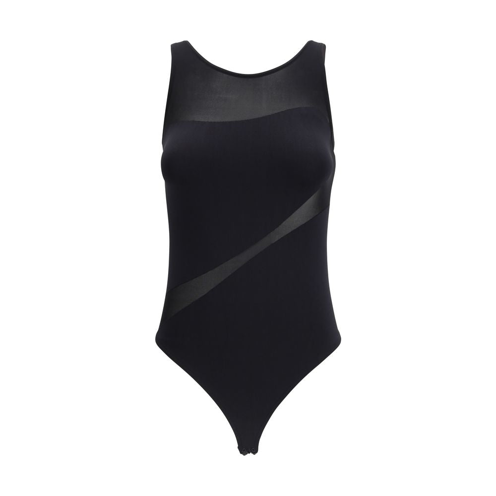 Wolford schwarzer Polyamid-Body