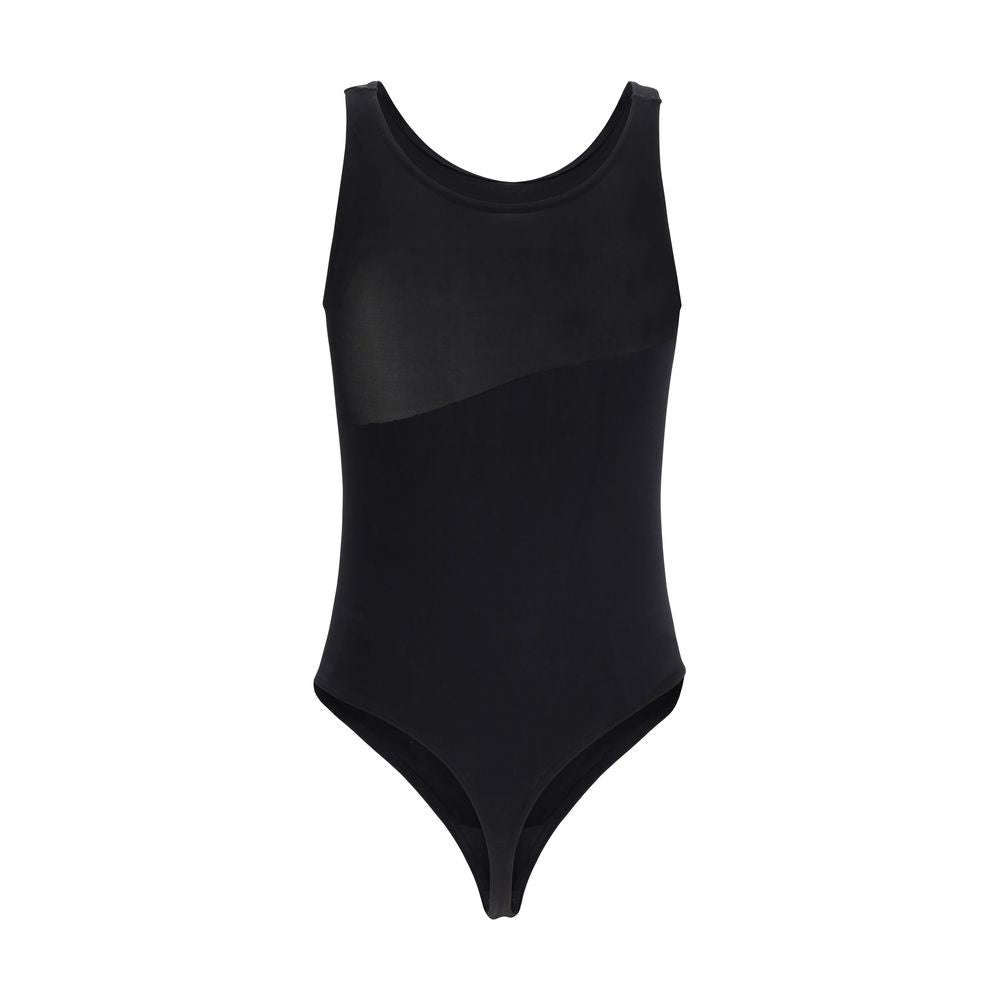 Wolford schwarzer Polyamid-Body