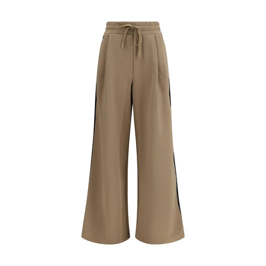 Max Mara Beige Cotton Casual Pants