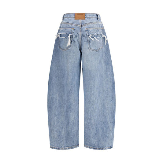 Alexander Wang Blue Cotton Relaxed Fit Jeans