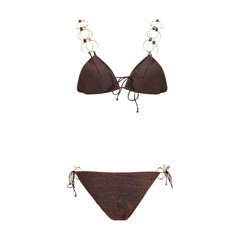 Oséree Brown Polyamide Bikini