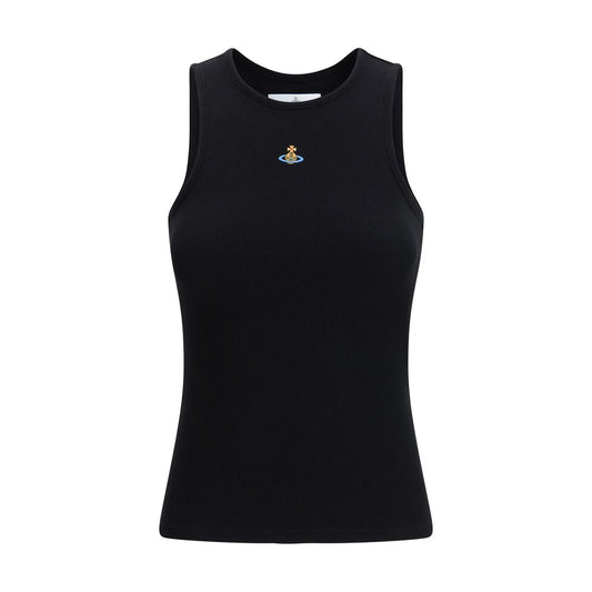 Vivienne Westwood Black Cotton Tank Tops