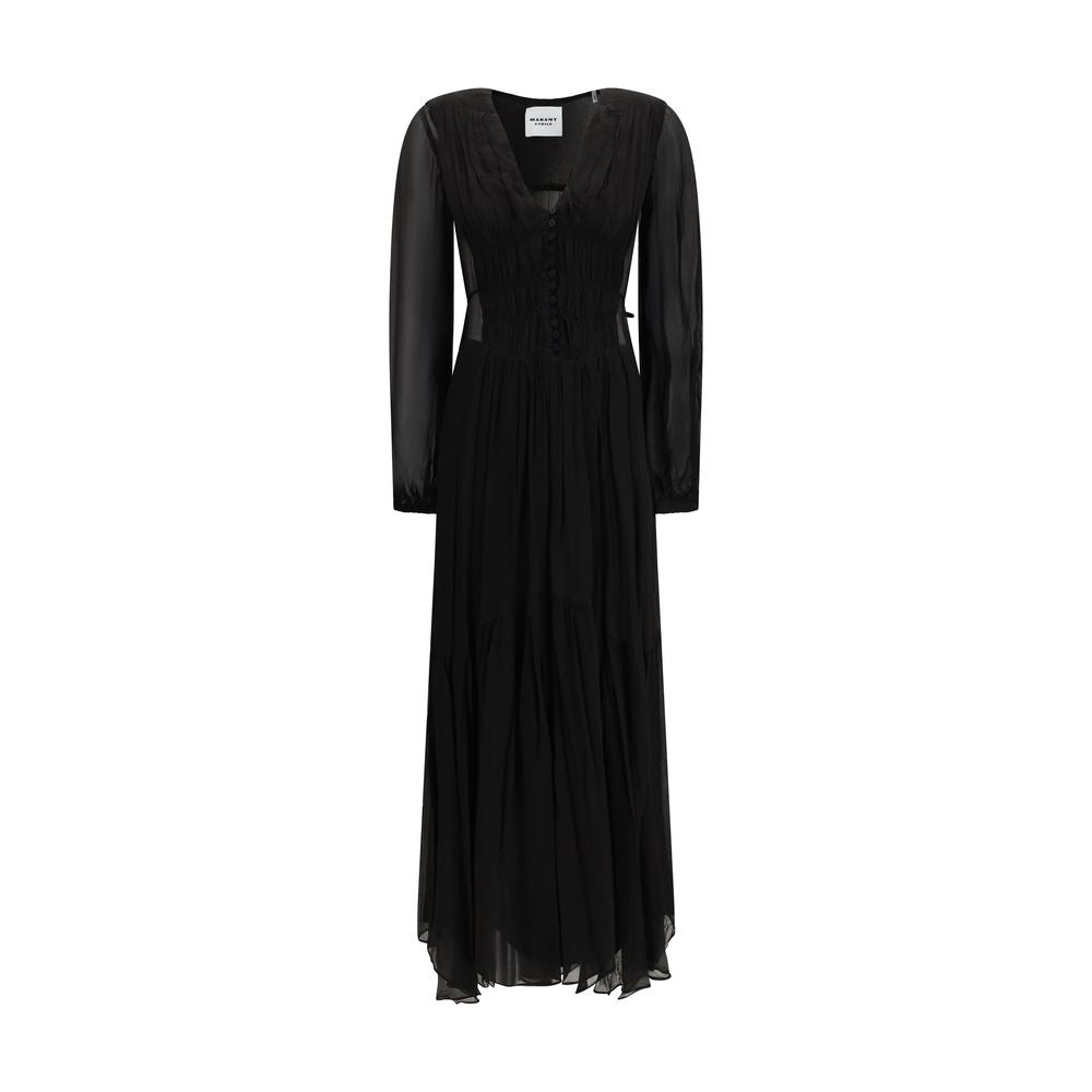 Marant Etoile Black Viscose Casual Dress