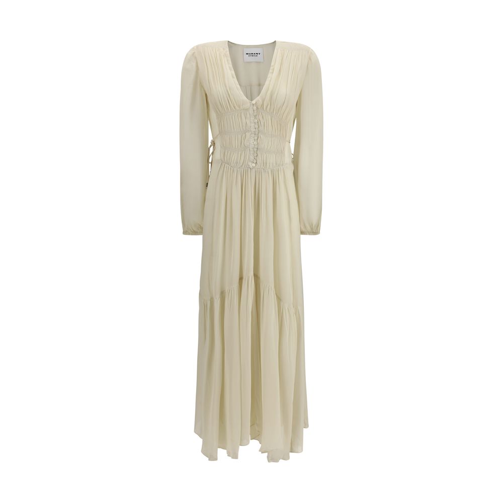 Marant Etoile Beige Viscose Casual Dress
