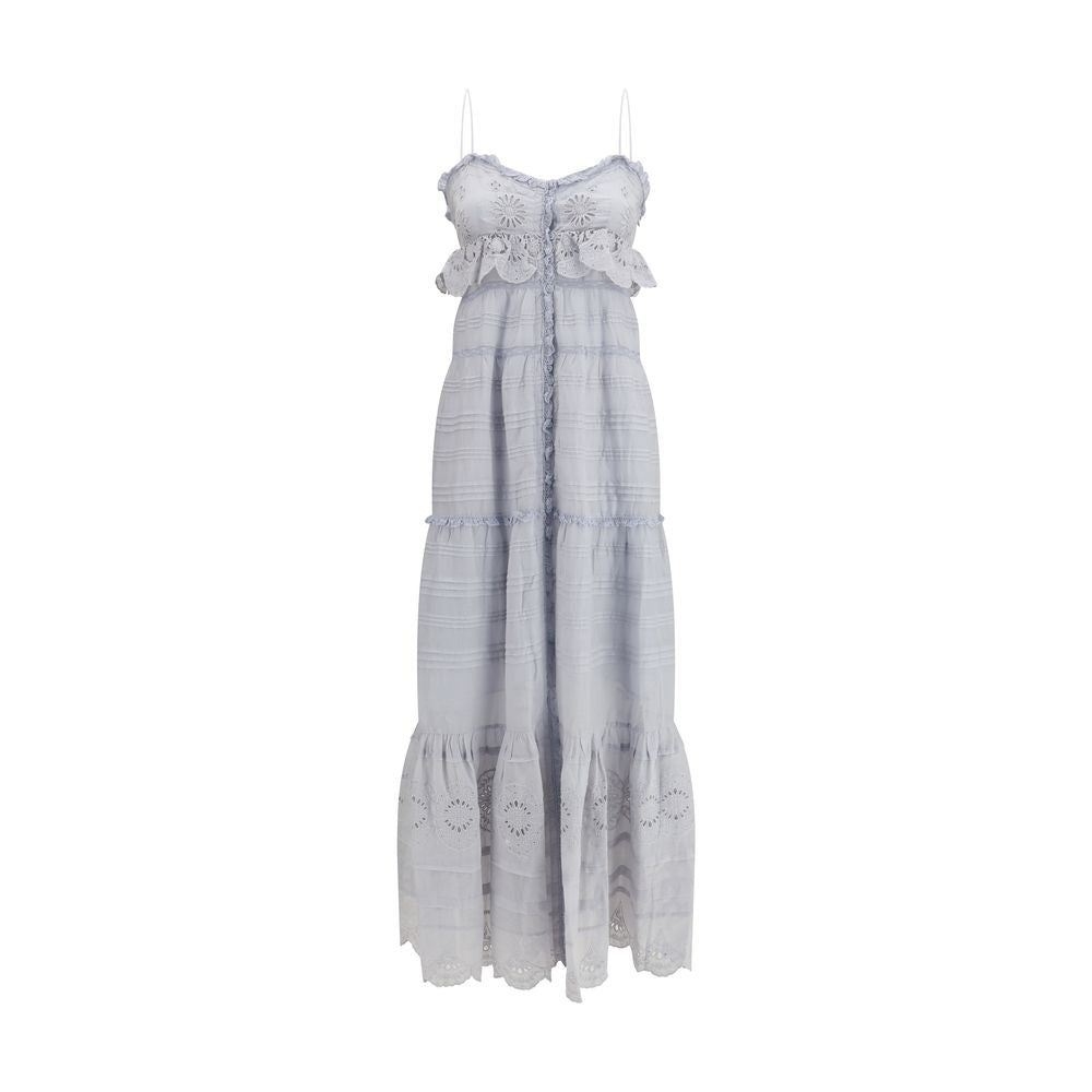 Marant Etoile Blue Cotton Casual Dress