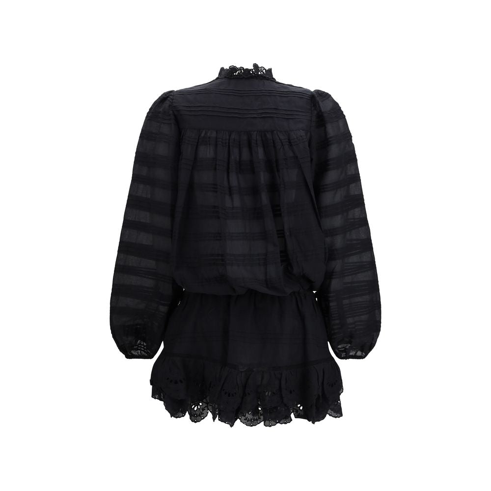 Marant Etoile Black Cotton Casual Dress