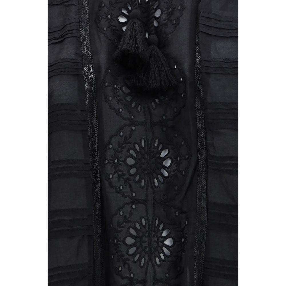 Marant Etoile Black Cotton Casual Dress