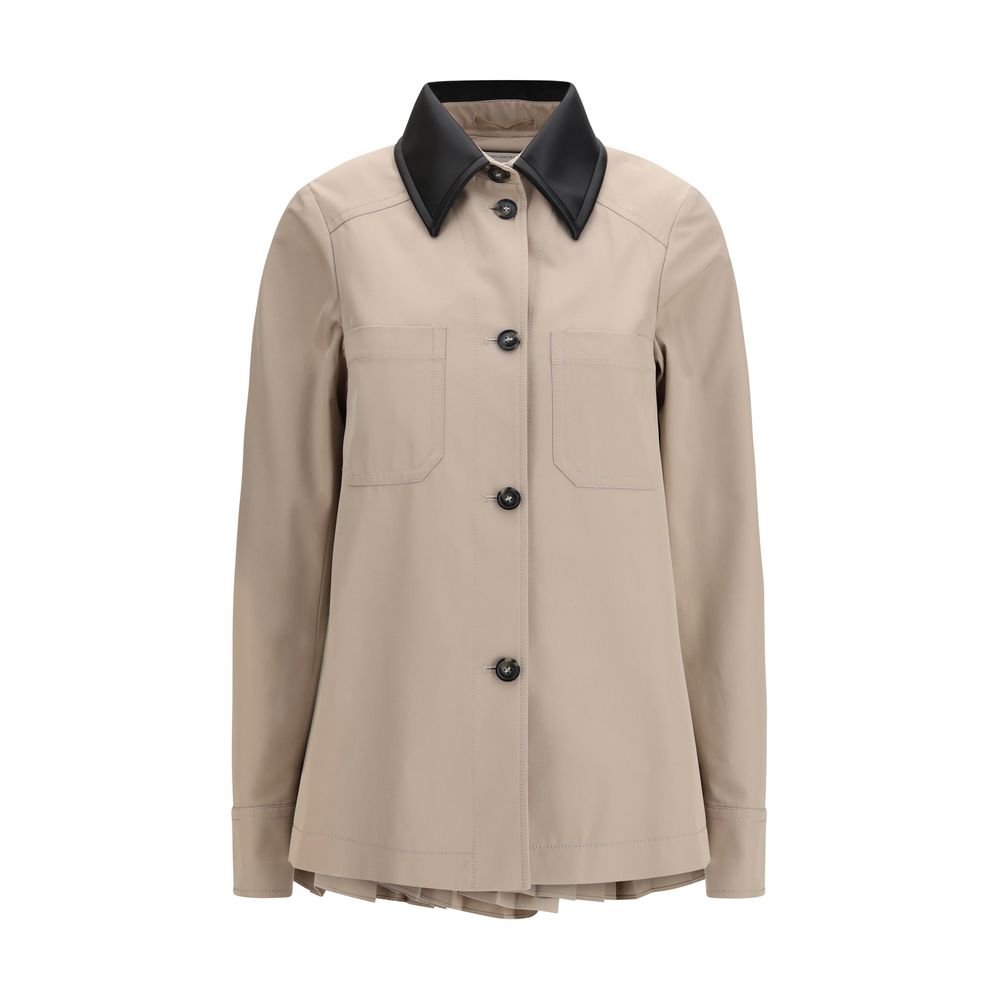 Max Mara Beige Polyester Coat