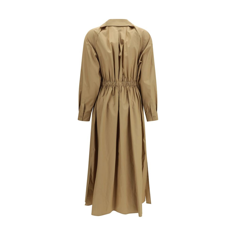 Max Mara Beige Cotton Casual Dress
