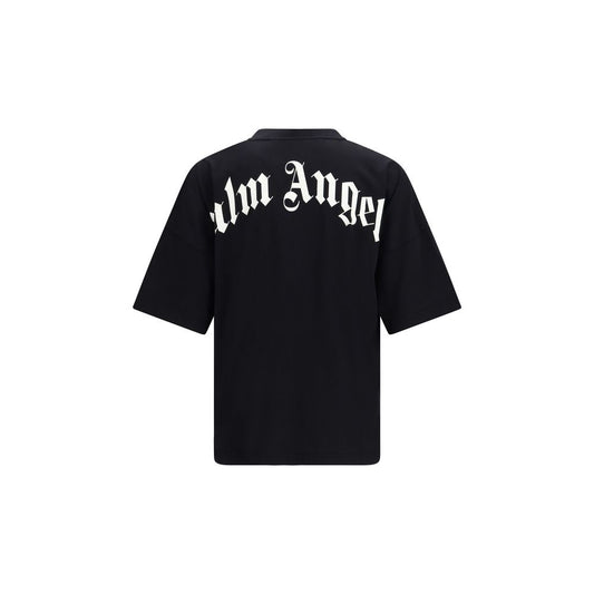 Palm Angels Black Cotton T-Shirt