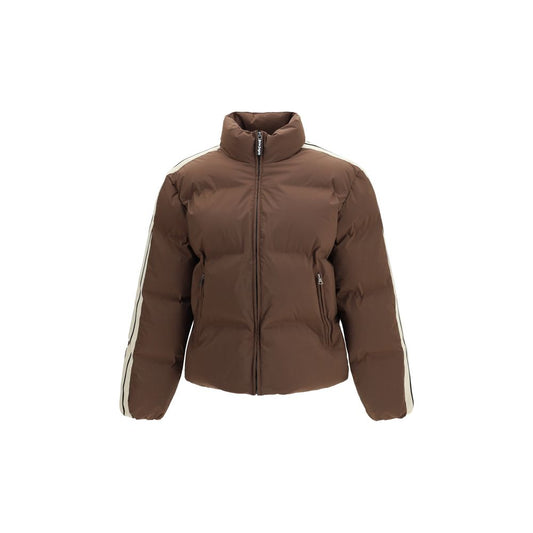 Palm Angels Brown Polyamide Full-Length Jacket