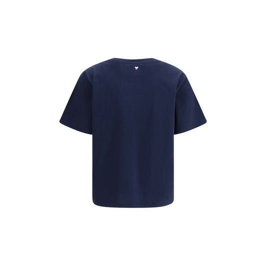 Max Mara Blue Cotton T-Shirt