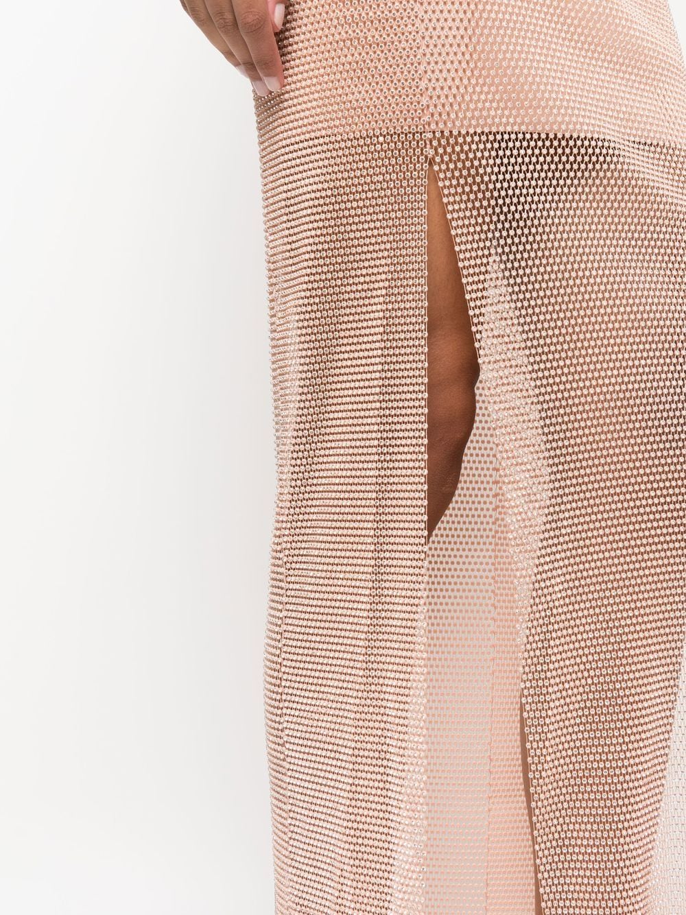 Abito lungo con strass