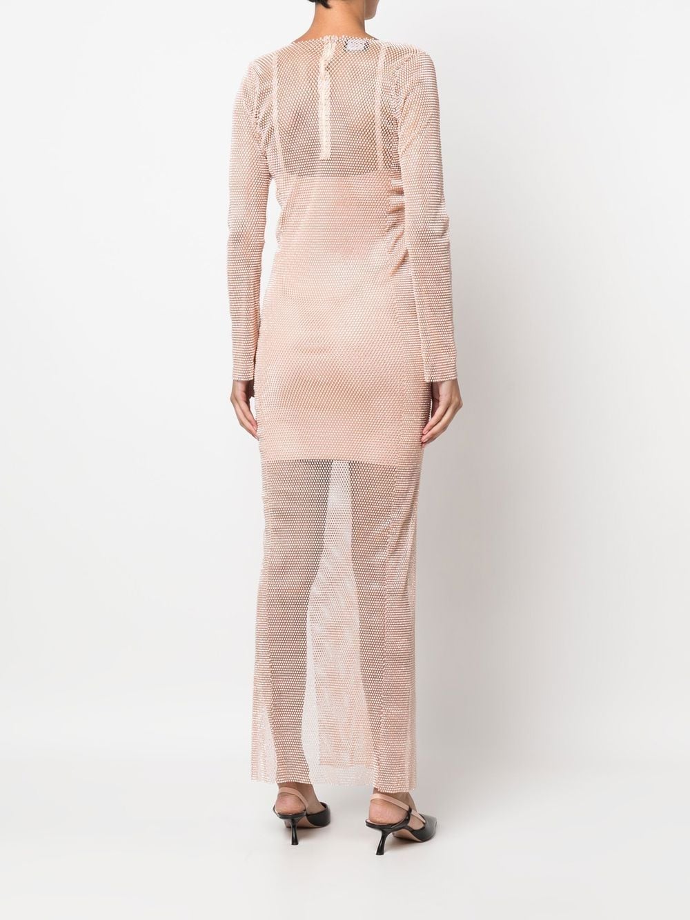 Abito lungo con strass