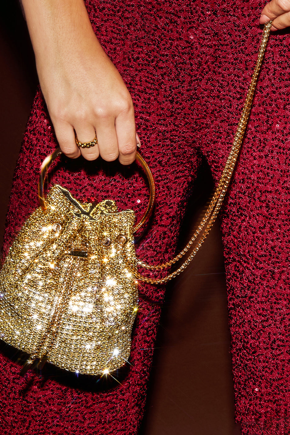 Borse eleganti in poliestere tinta unita, accessori per feste/riunioni