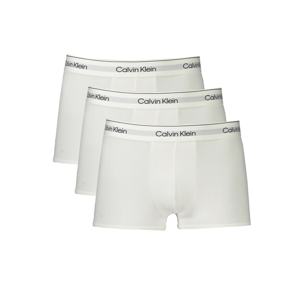 Calvin Klein White Cotton Men's Boxer