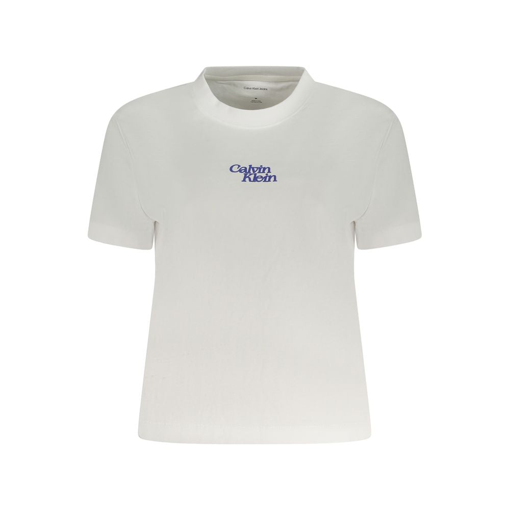 Calvin Klein Bianco Cotton Women T-Shirt