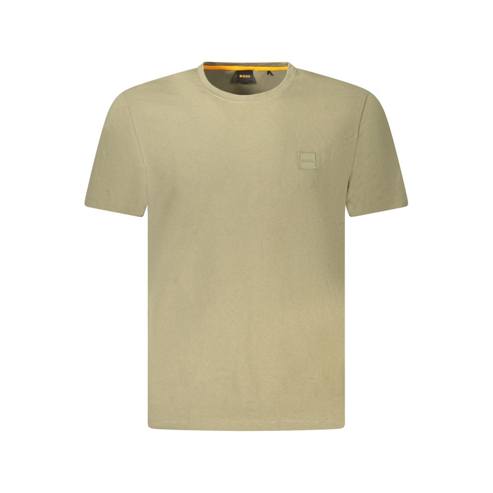 Hugo Boss Verde Cotton Men T-Shirt