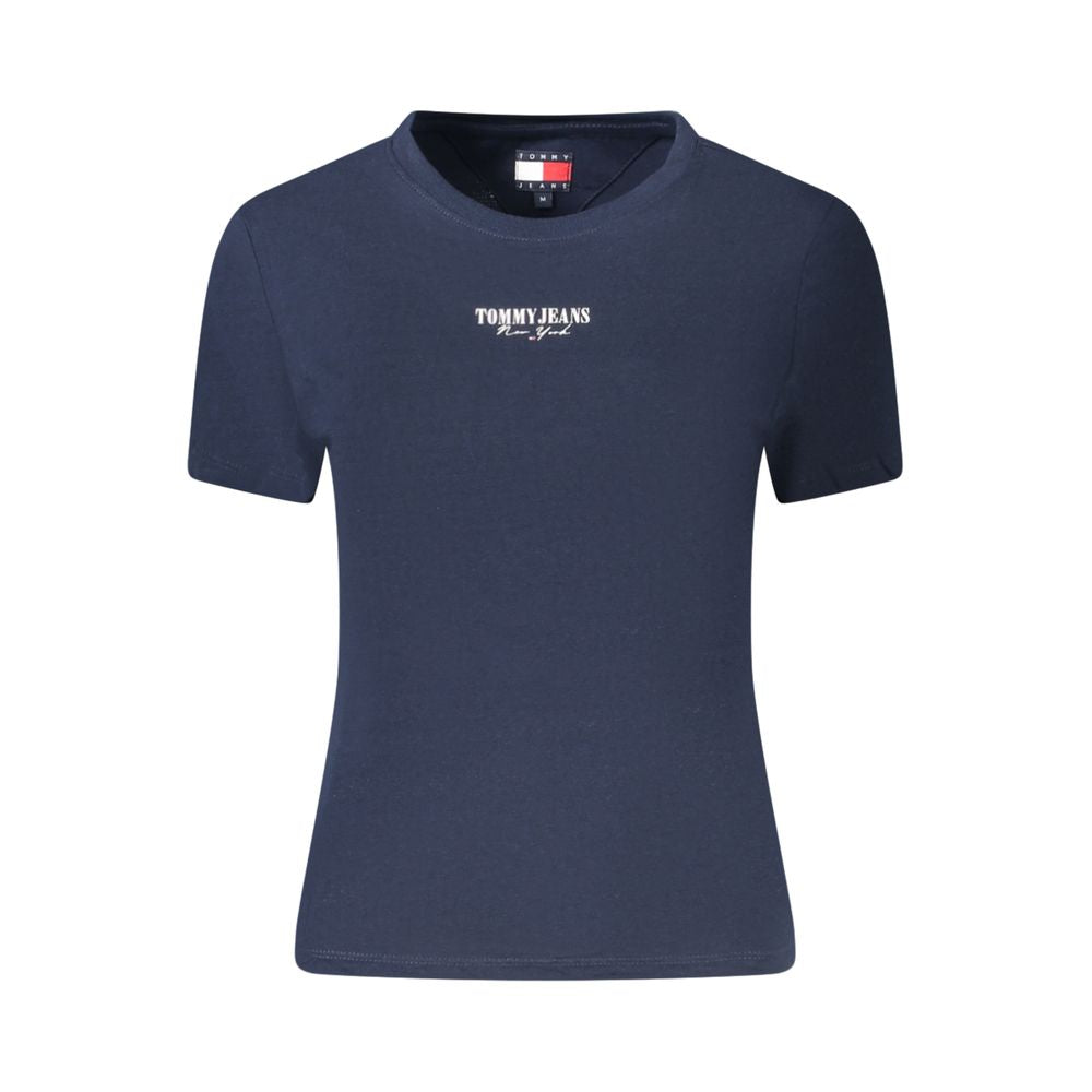 Tommy Hilfiger Blue Cotton Women's T-Shirt