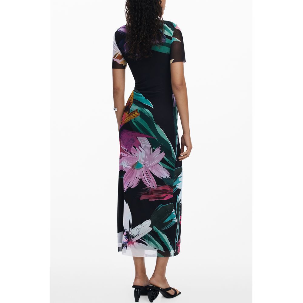 Desigual Black Polyester Women Dress