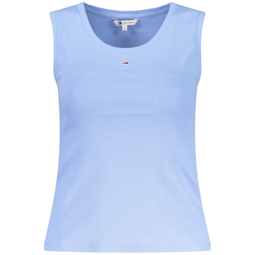 Tommy Hilfiger Azzurro Cotton Women Canotta
