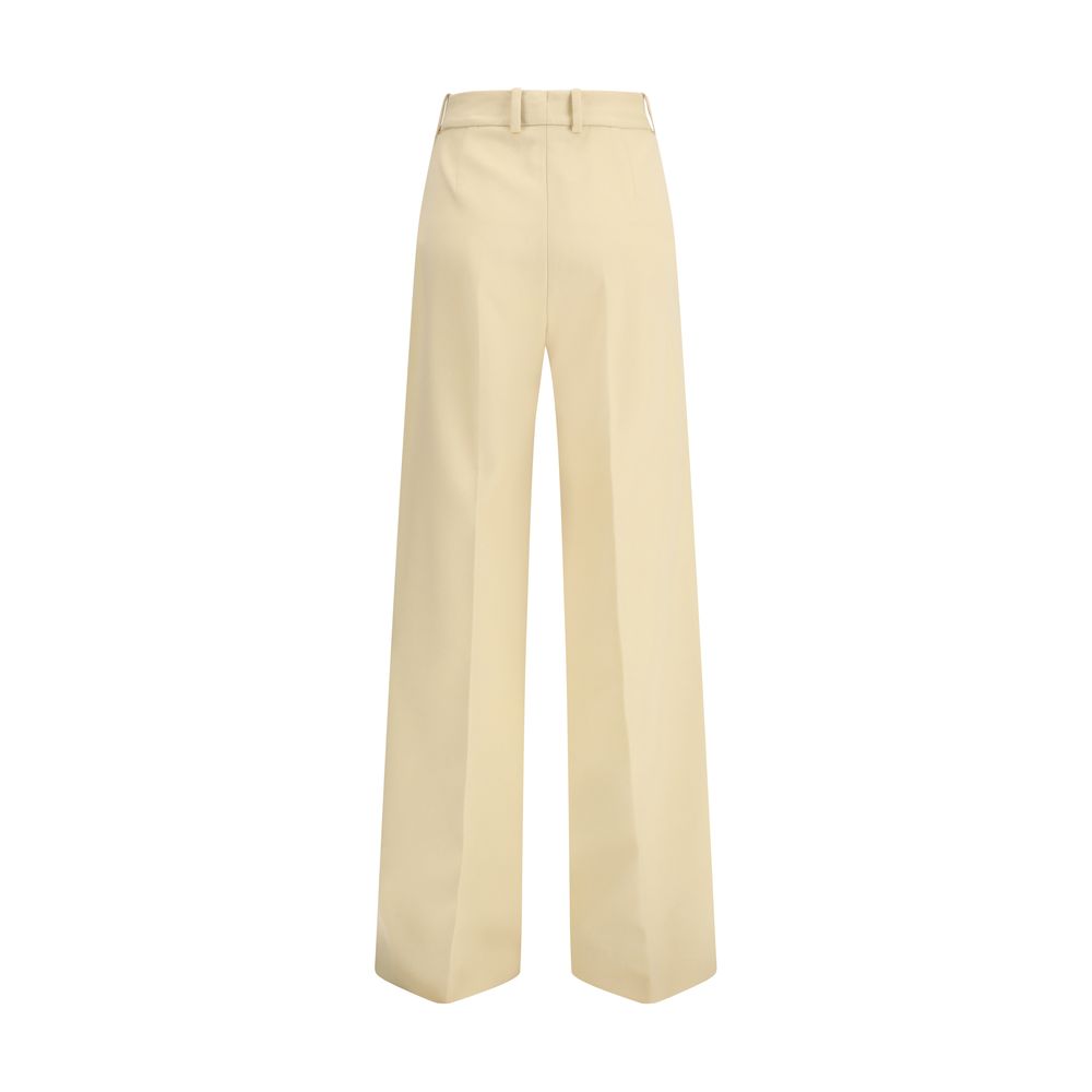Ermanno Scervino Bicolor Fleece Wool Casual Pants