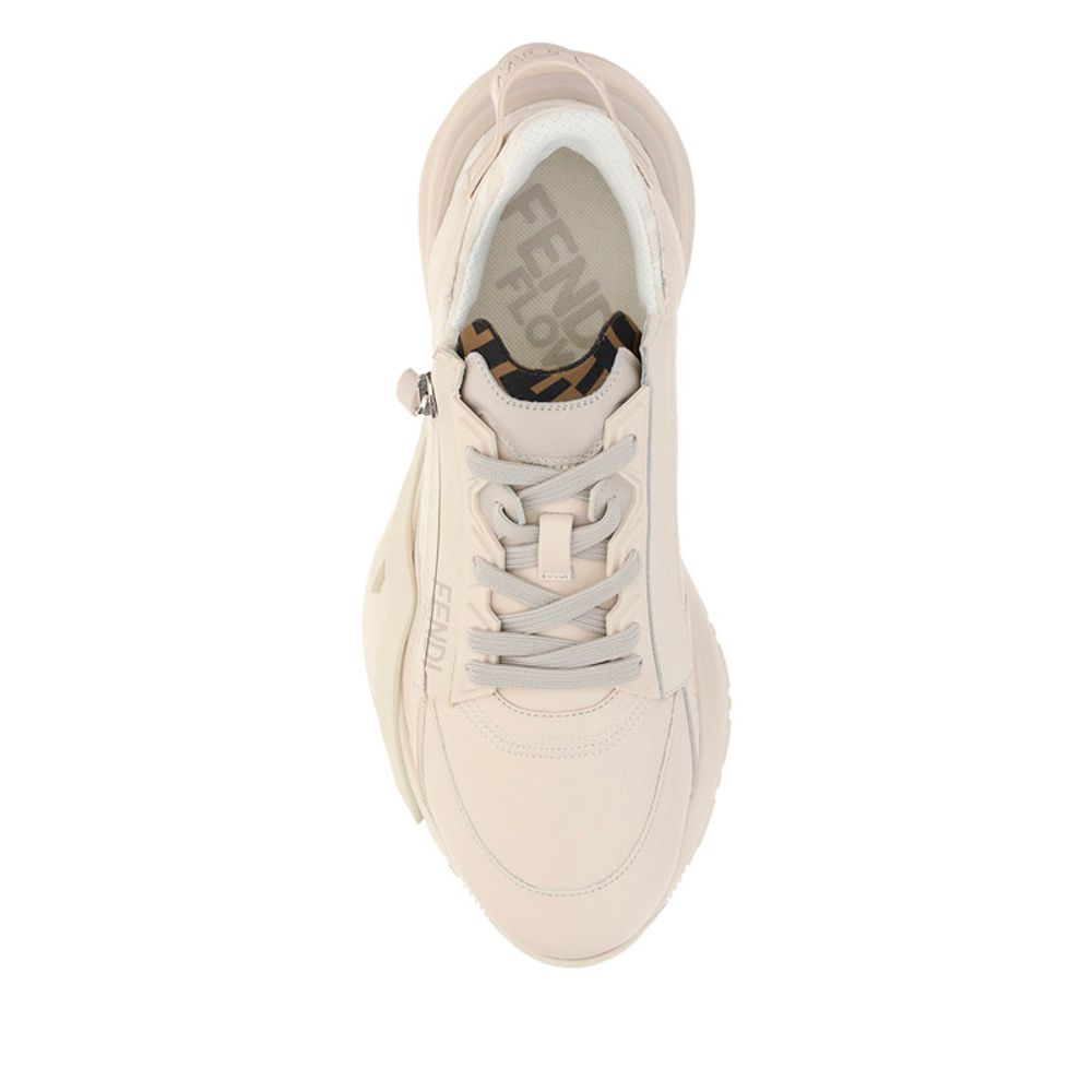 Fendi Cream Rubber Athletic Sneakers