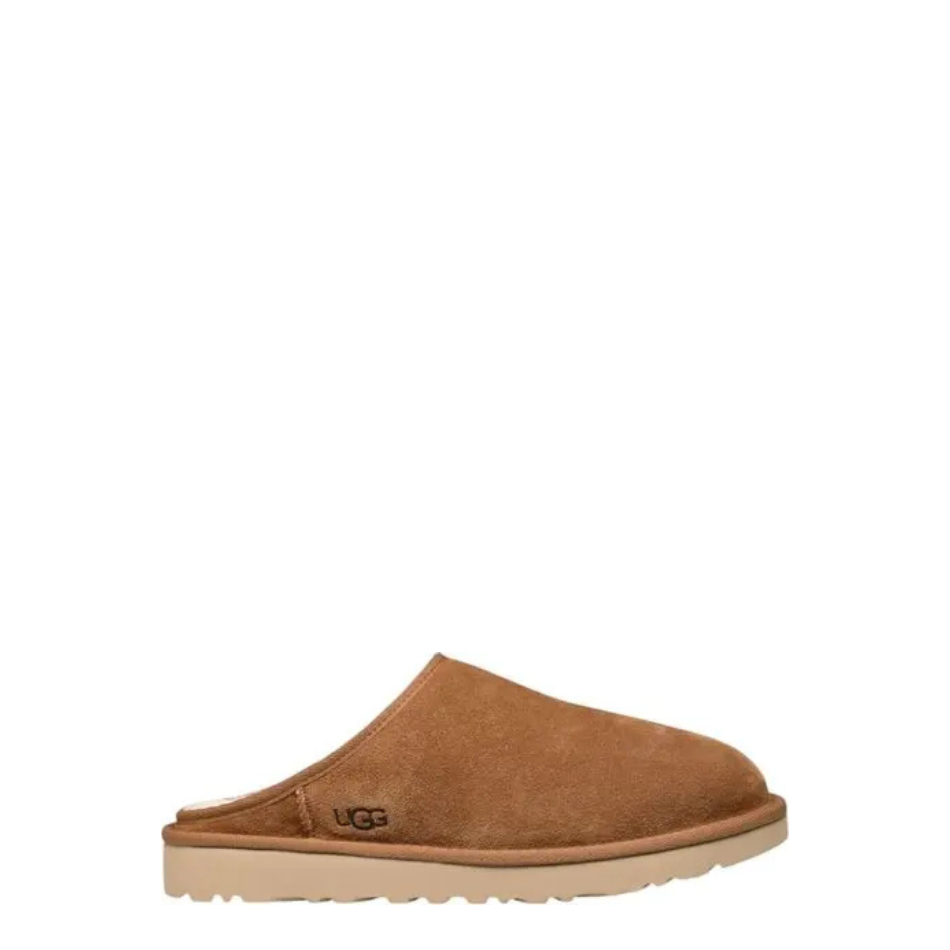 UGG Beige Suede Leather Clogs